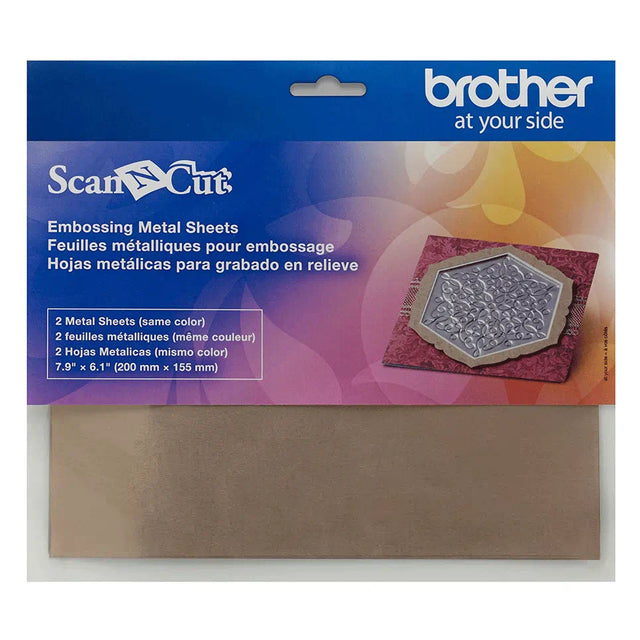 Brother ScanNCut Embossing Brass Metal Sheets CAEBSBMS1