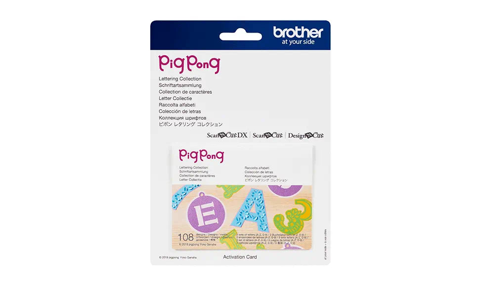 CAPPNP01 PigPong Lettering Collection