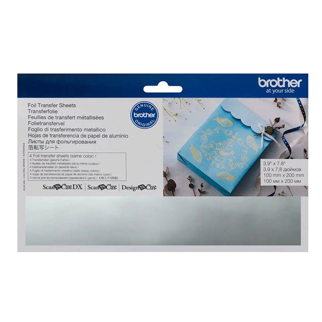 Brother ScanNCut Foil Sheets CAFTSSIL1 - Silver