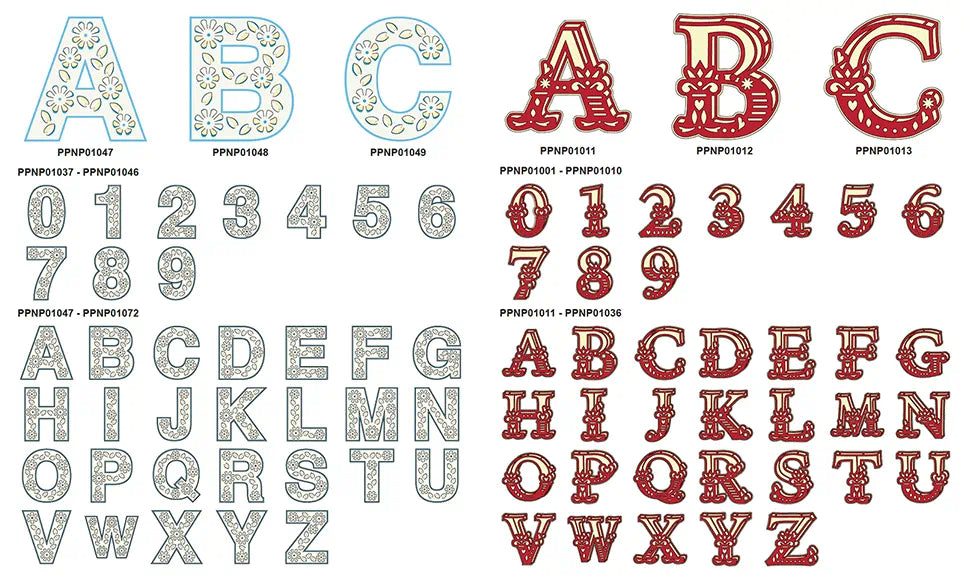 CAPPNP01 PigPong Lettering Collection