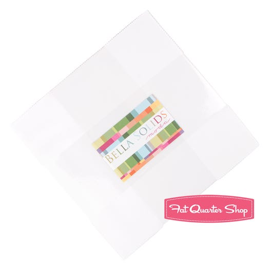 Moda Bella Solids (white) Layer Cake 9900LC-98