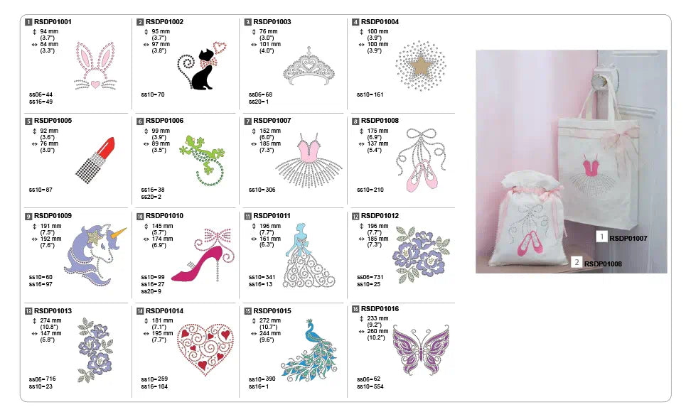 Rhinestone Design Collection CARSDP01