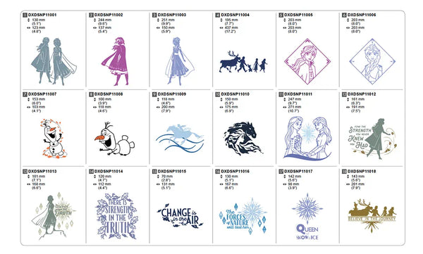 Disney Frozen Ⅱ Design Collection for Vinyl Auto Blade CADXDSNP11