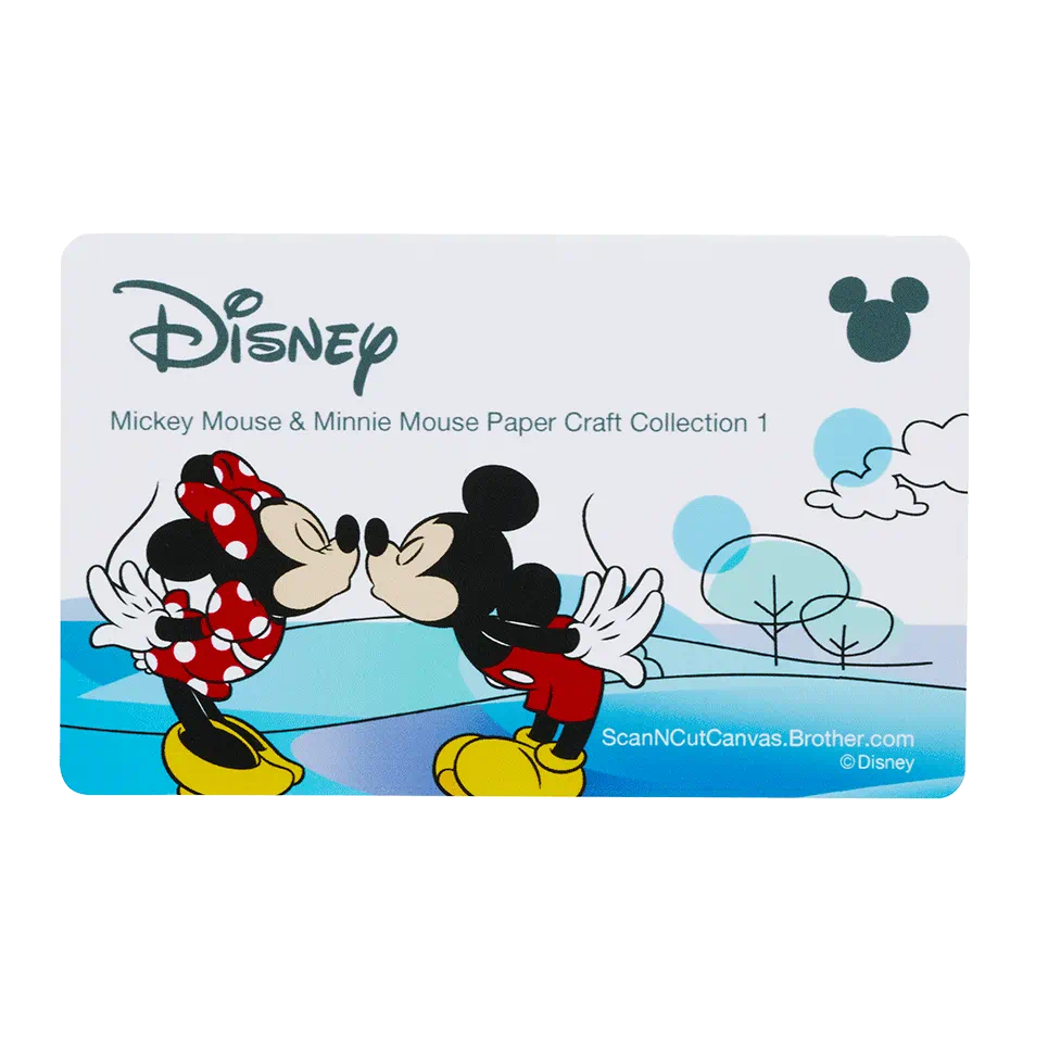 Brother ScanNCut Mickey Mouse & Minnie Mouse Paper Craft Collection 1 CADSNP01
