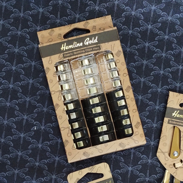 Hemline Gold Quilters Clips