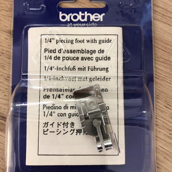 Brother 1/4 inch piecing foot with guide Brother Sewing Feet - Fabric Mouse
