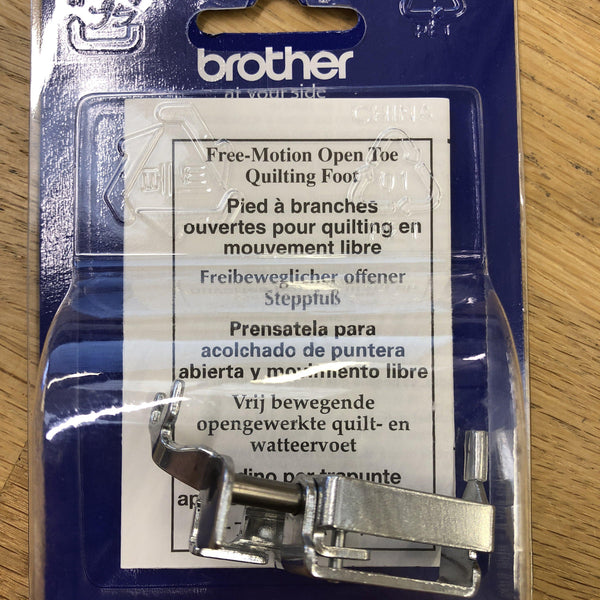 Brother Free Motion Open Toe Quilting Foot Metal F061 XE1097-001 Brother Sewing Feet - Fabric Mouse