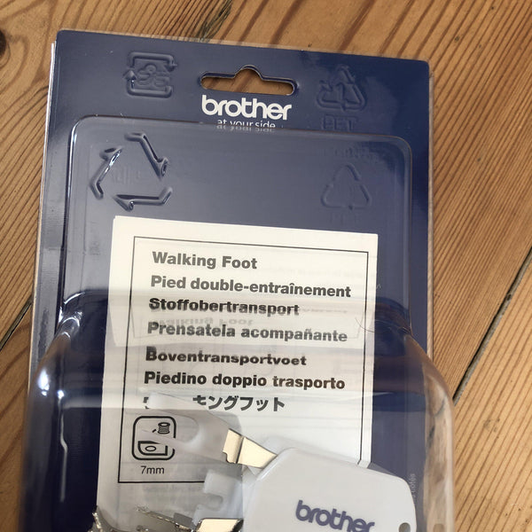 Brother Walking Foot 7mm (F033N) XG6623-001 Even Feed Brother Sewing Feet - Fabric Mouse