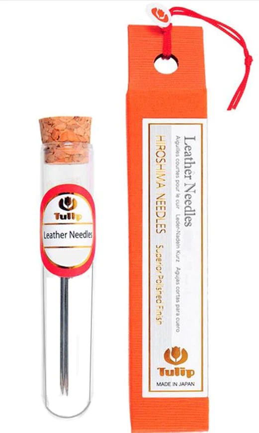 Tulip Leather Needles Long | Hiroshima Needles