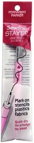 Sewline STAYER Fine Point Permanent Marker 0.5 Black
