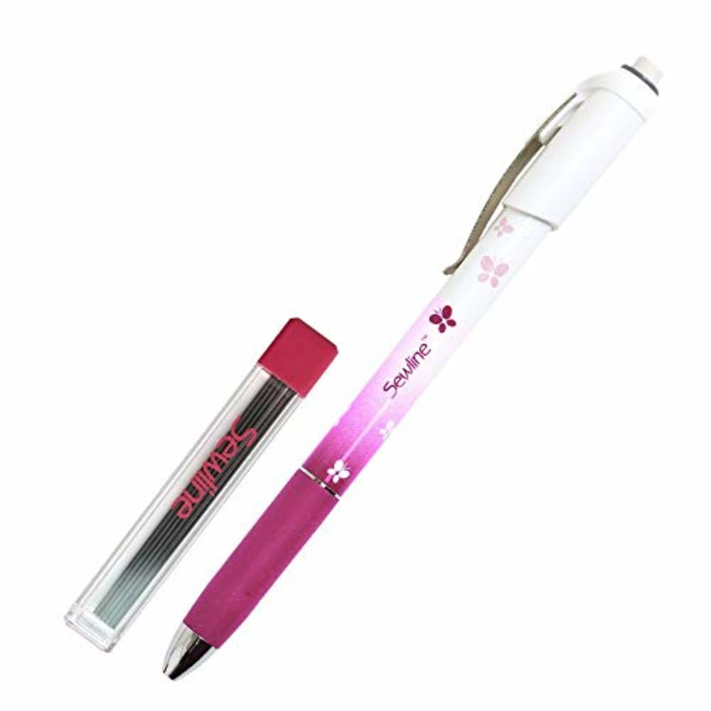Sewline Fabric Pencil with 6 refills 0.9 mm Black FAB50038