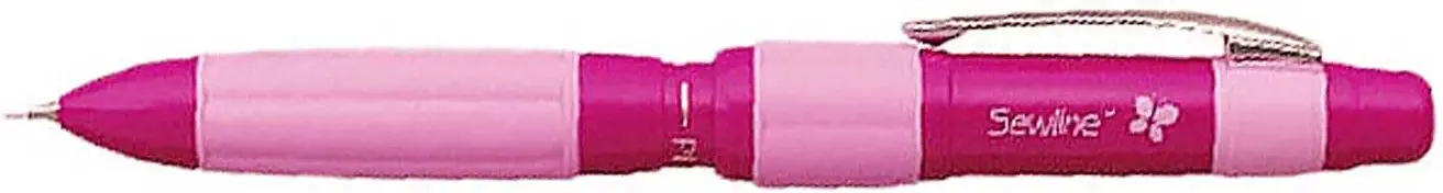 Sewline Trio Colors Fabric Pencil White/Black/Pink