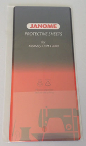 Janome Embroidery protective sheets