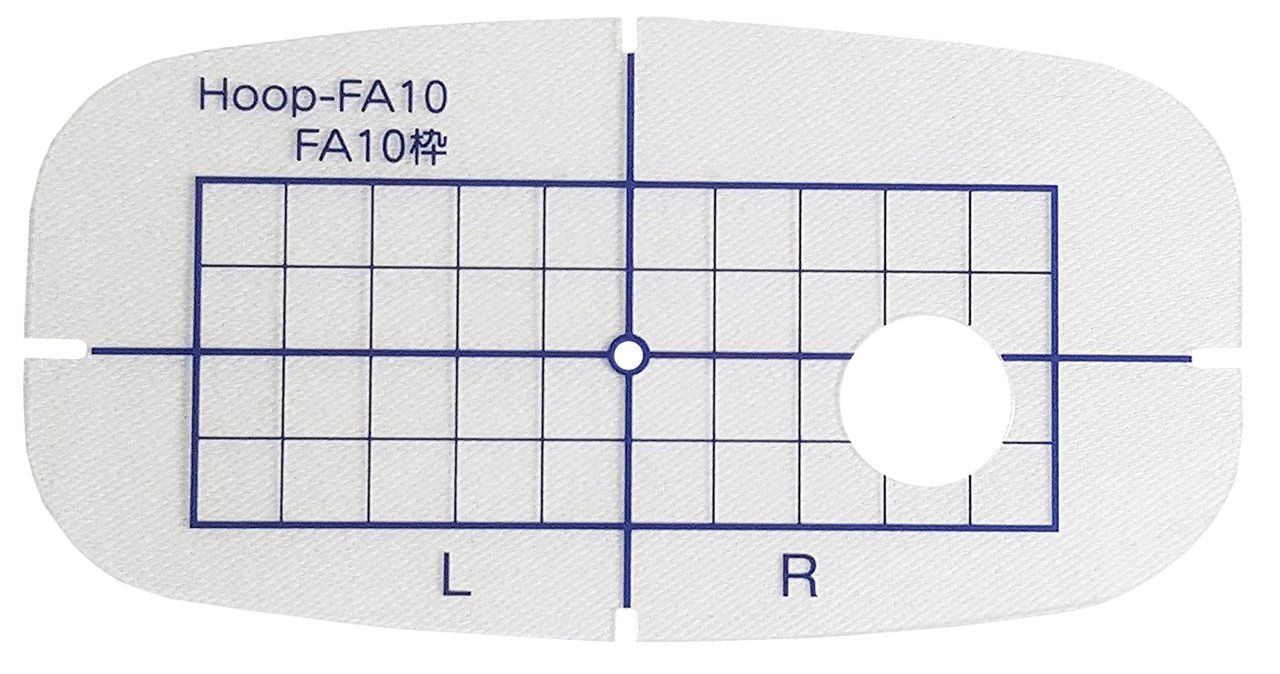 Janome Embroidery Template (FA10 Hoop)