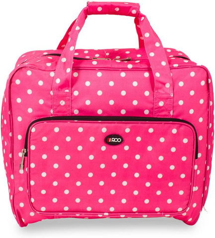 Sewing Machine Bag - Carry Case Pink Spotty