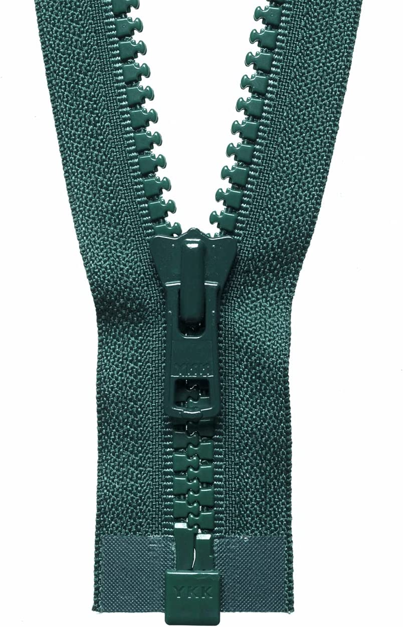 YKK Vislon Heavy Duty Zips - Forest Green 890