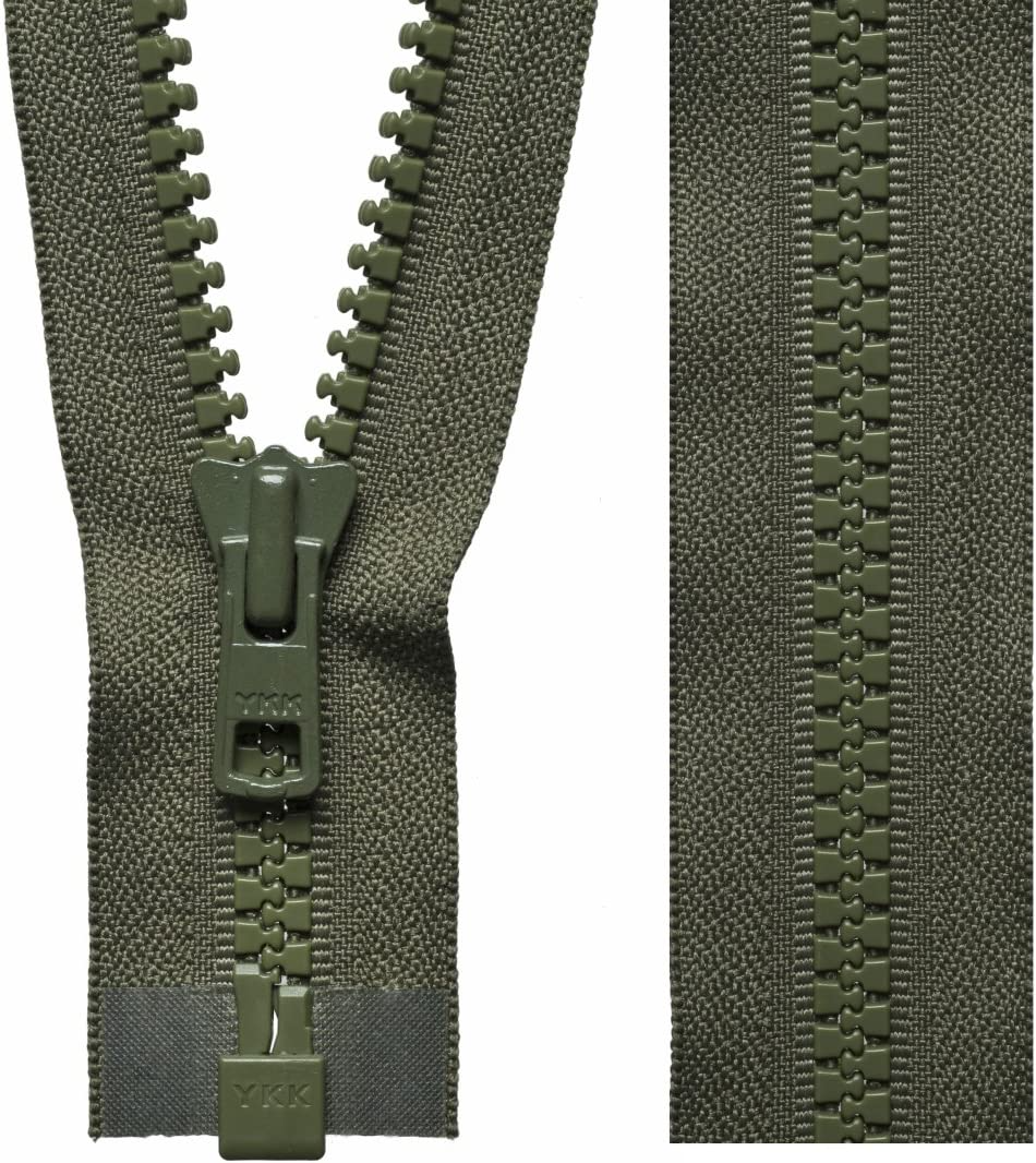YKK Vislon Heavy Duty Zips - Khaki 566