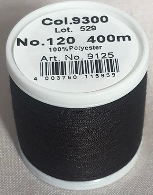 Madeira Aerofil 400m Sewing Machine Thread col.9300 Black