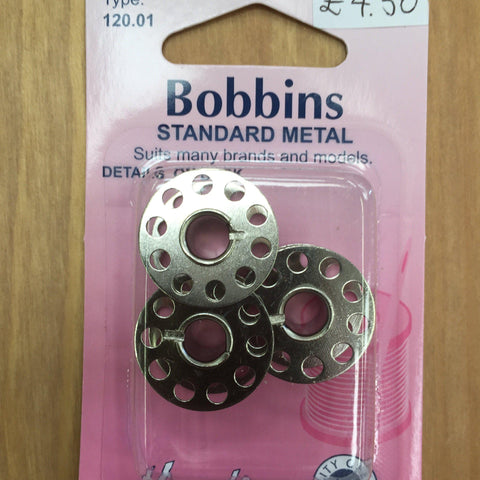 Hemline Standard Metal Bobbins-Bobbins-Hemline-Fabric Mouse