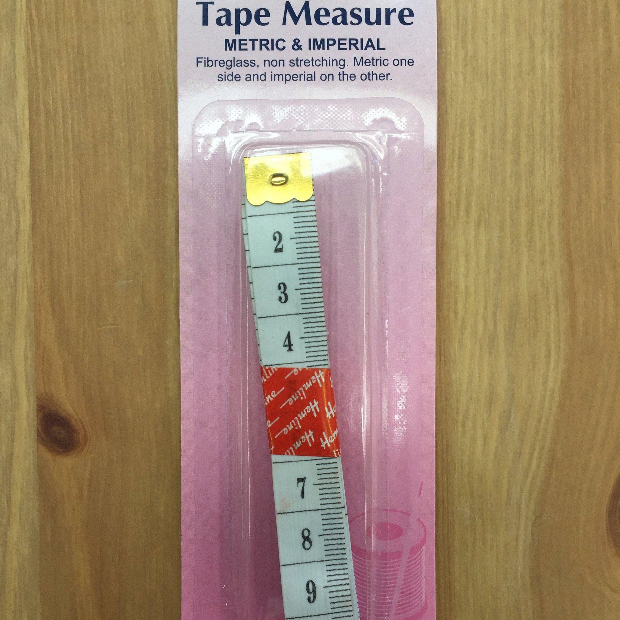 Hemline Tape Measure Metric & Imperial-Tape Measure-Hemline-Fabric Mouse