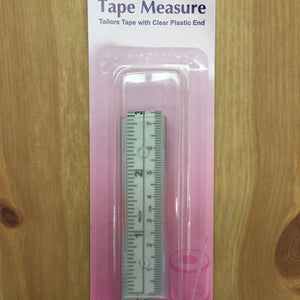 Hemline Tape Measure with Clear Plastic End-Tape Measure-Hemline-Fabric Mouse