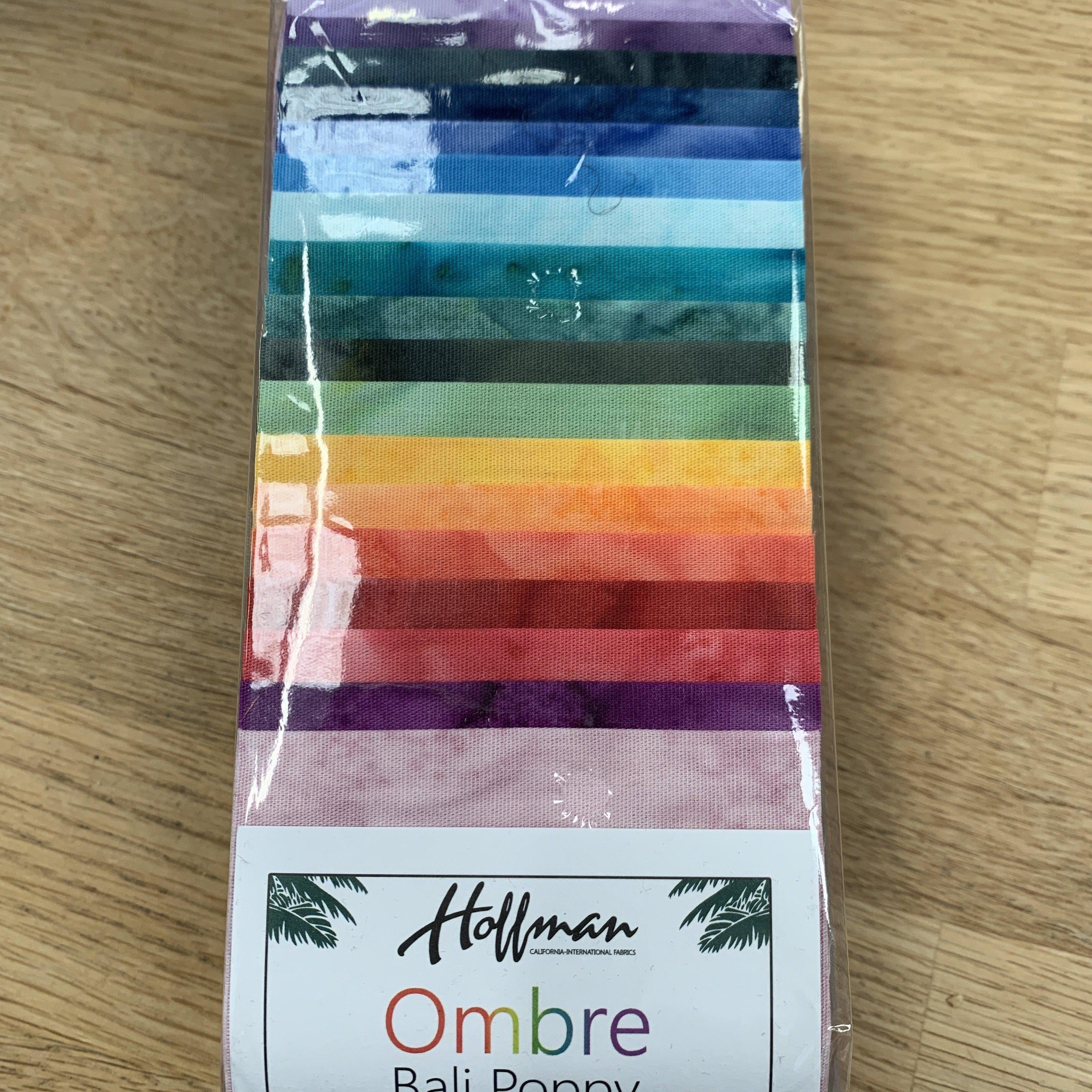Hoffman Bali Poppy Batik Strips-Quilting Pre Cuts-Hoffman-Fabric Mouse