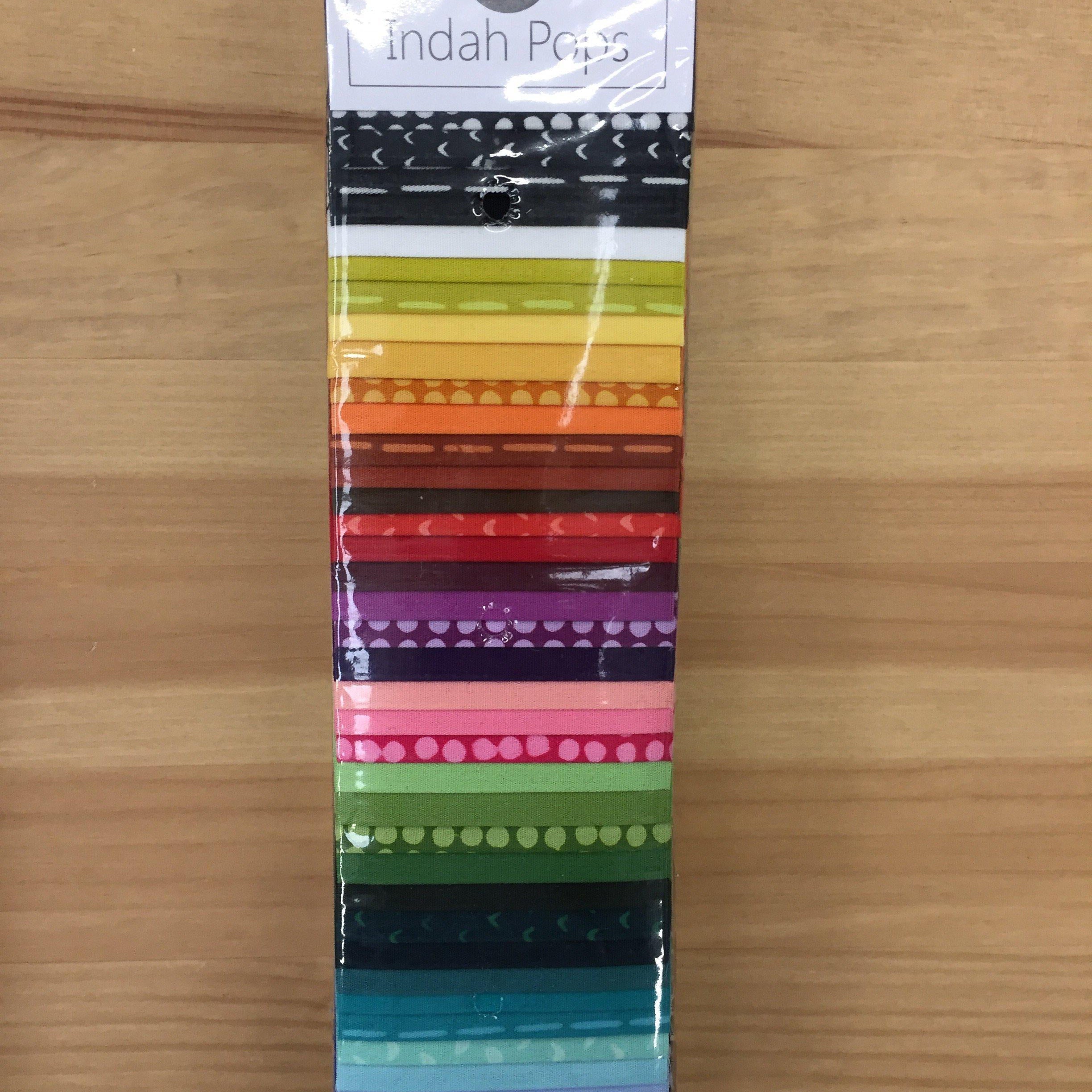 Hoffmann Bali Pops - 40 Hand painted Batik Strips made in Bali-Quilting Pre Cuts-Hoffman-Fabric Mouse