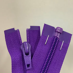 YKK Nylon Open End Zip 76cm 30inch: Purple (218) ZS1\N2