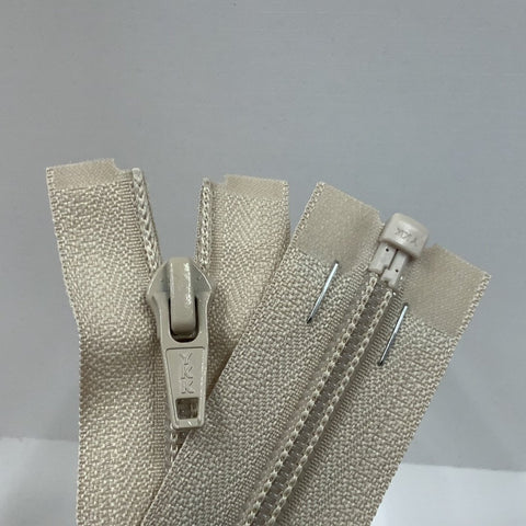 YKK Nylon Open End Zip 25cm 10inch: Beige (572) ZS1\G12