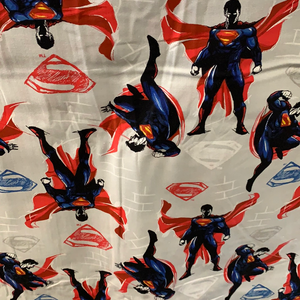 DC Fabric - Superman On Grey LFD12