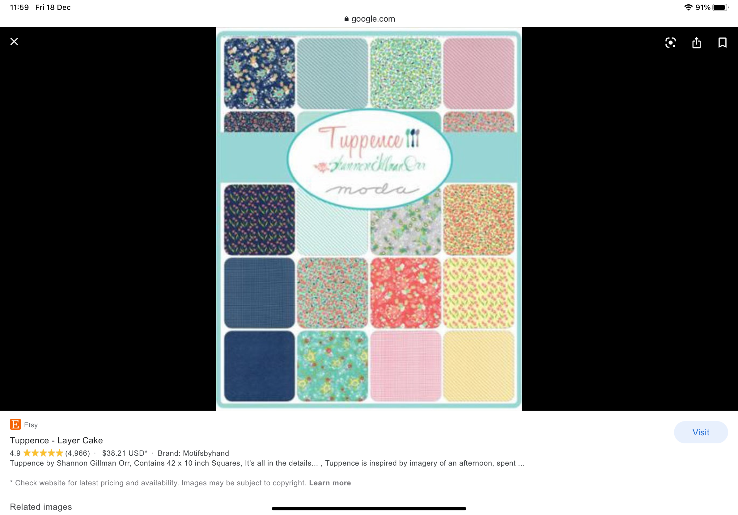 Tuppence by Shannon Gillman for Moda  - Layer Cake - LC05-04