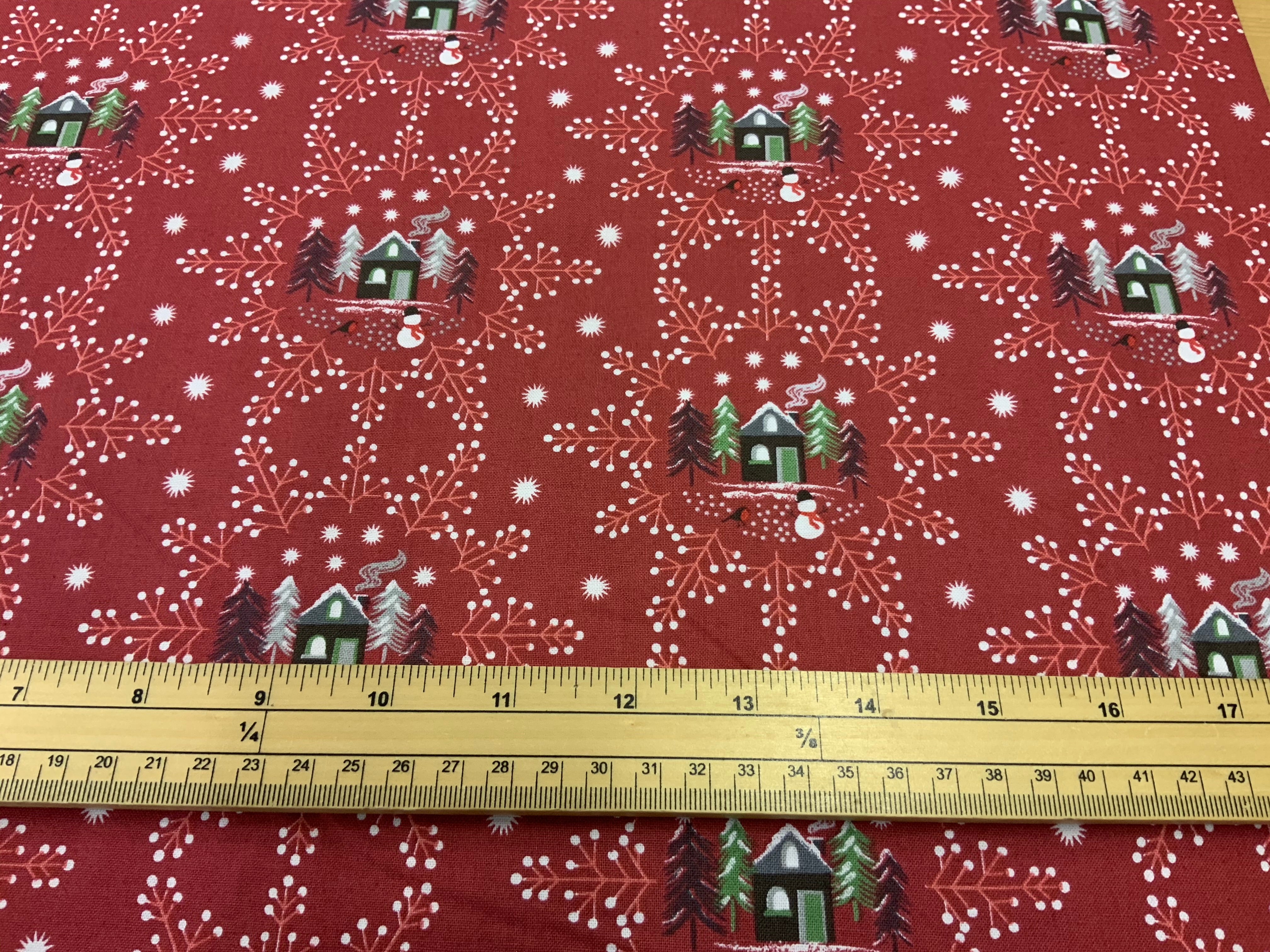X040 A Country Side Winter D# C16 | Lewis & Irene - 1/2 Metre