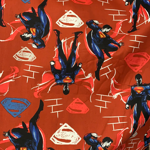 DC Fabric - Superman On Red LFD13