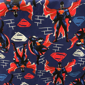 DC Fabric - Superman On Blue LFD11