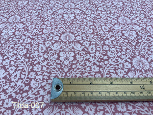 Tilda Fabric Addie Collection- pink per 50cm Tilda 007