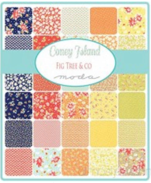 Coney Island by Fig Tree & Co for  Moda fabrics- Jelly Roll  - JR7-1