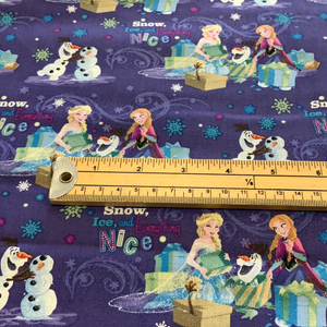 Disney Frozen Christmas Traditions- 100% Cotton Fabric-LFG09