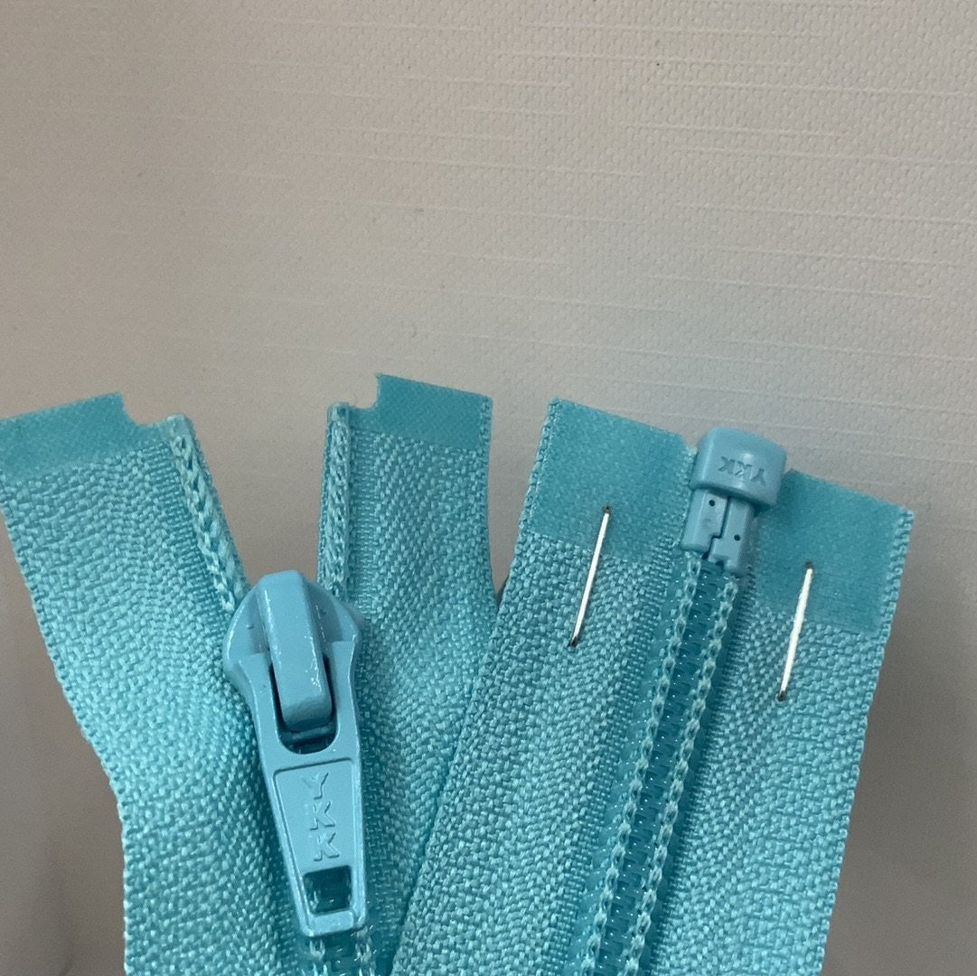 YKK Nylon Open End Zip 61cm 24inch: Turquoise (905) ZS1\R5