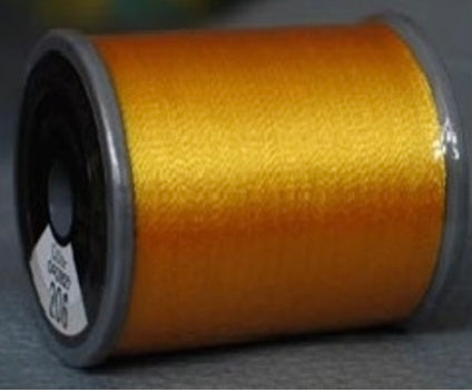 Brother Satin Finish Embroidery Thread- Harvest Gold.- (206)