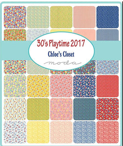 30’s Playtime 2017 by Chloe’s Closet for Moda  - Layer Cake - LC05-03
