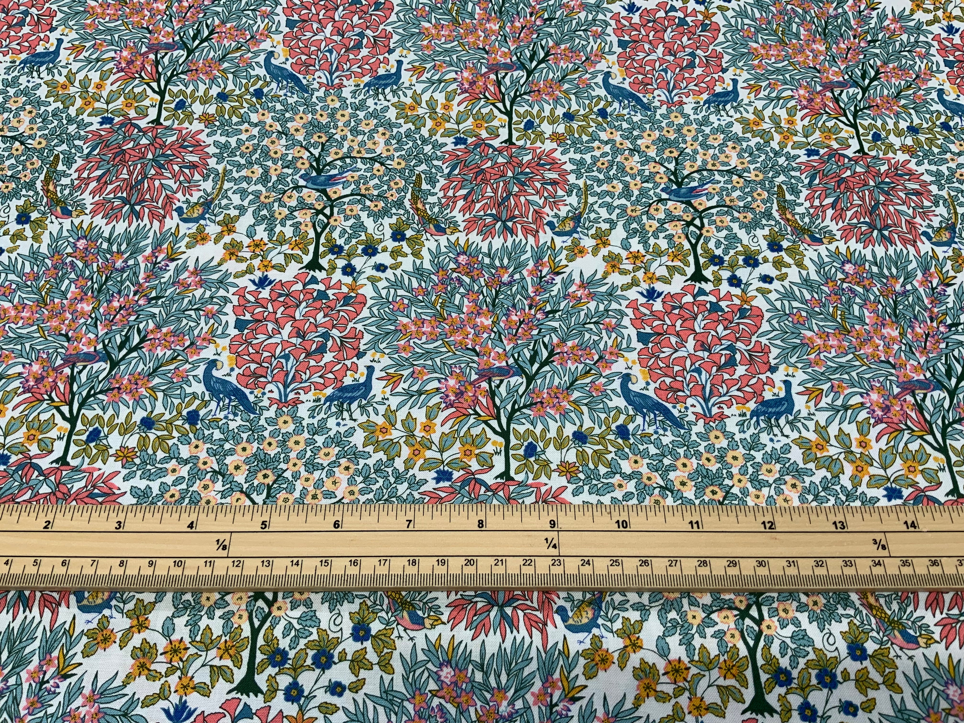 Liberty Fabric Pheasant Forest Pink  - 1/2 metre