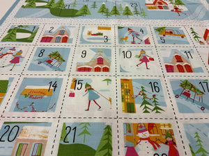 XP031 Winter Advent Christmas Panel from cotton craft company