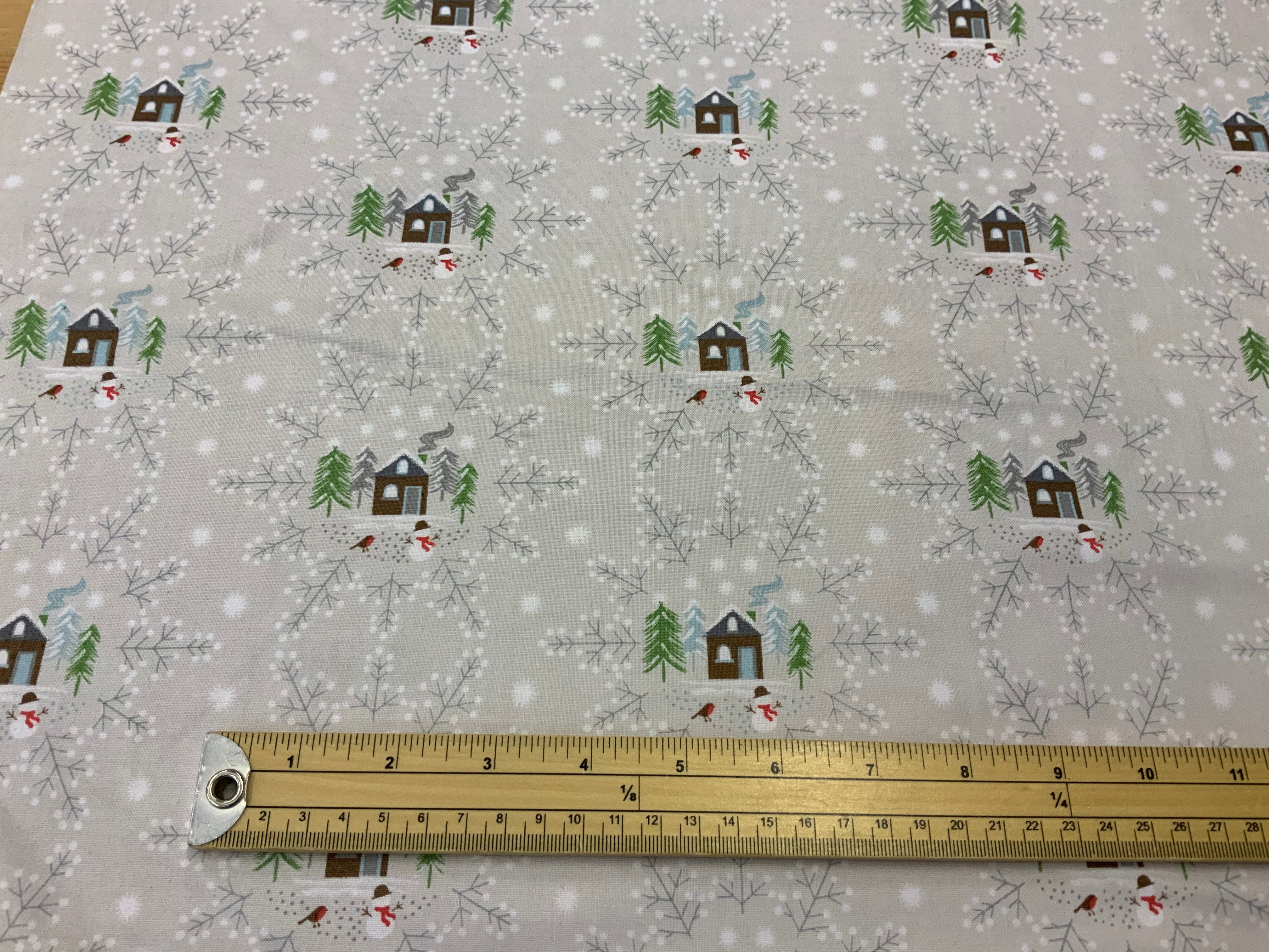 X032 A Country Side Winter D# C16 | Lewis & Irene - 1/2 Metre