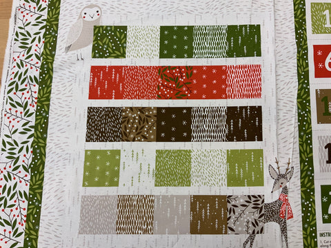 XP023 Merriment Christmas Panel from Moda Fabric