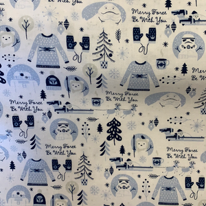 Christmas Fabric - Star Wars Merry Force By With You XO98
