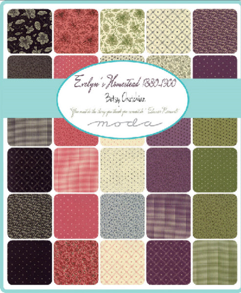 Moda Evelyns Homestead by Betsy Chitchian Jelly Roll - JR2-1