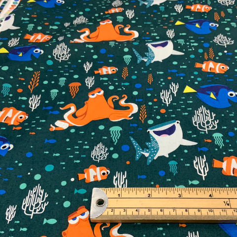 Finding Dory - 100% Cotton Fabric - LFH15