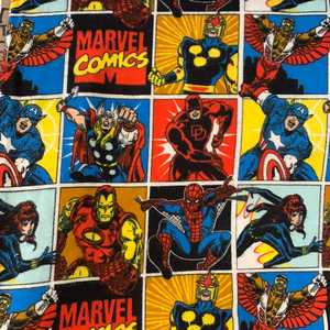 Avengers Fabric - Character Squares Fleece LFD01