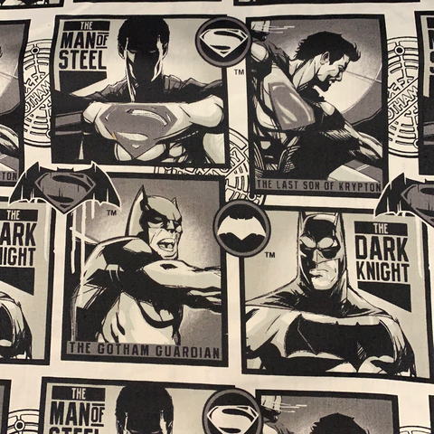 DC Fabric - Batman V Superman Comic Strip LFD14