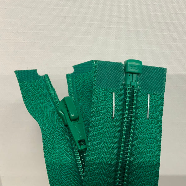 YKK Nylon Open End Zip Emerald Green (152)